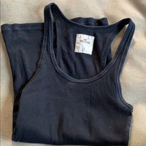 Black racerback tank